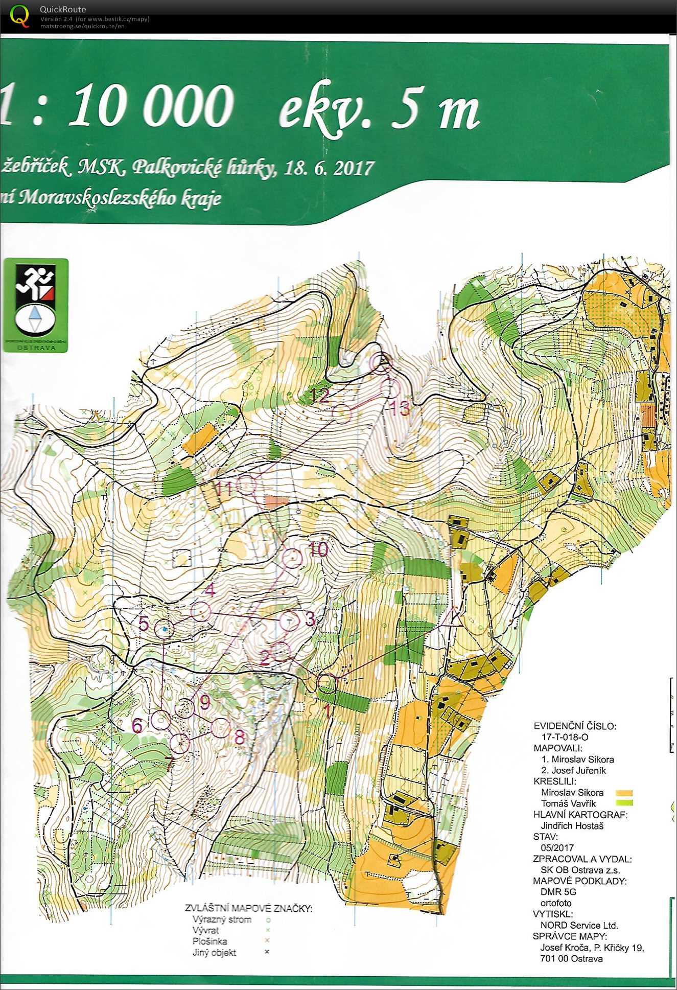 ŽBM Palkovické hůrky (18/06/2017)