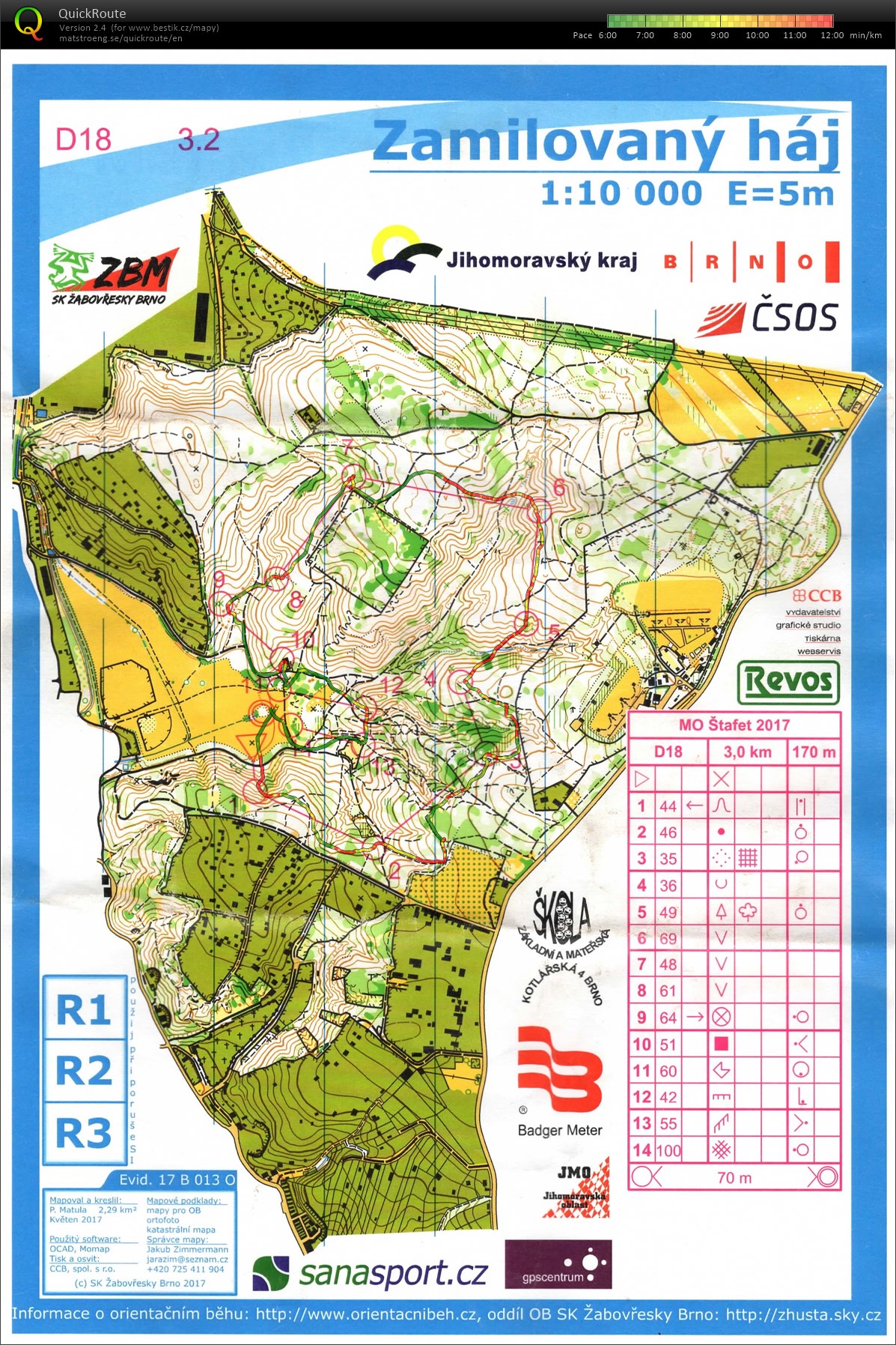 MO štafet Zamilovaný háj (28/06/2017)