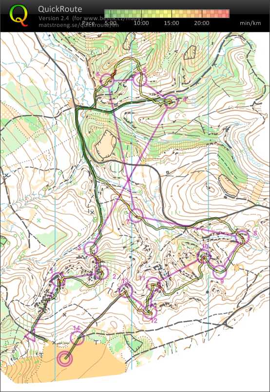 Bohemia orienteering E2 (2017-07-27)