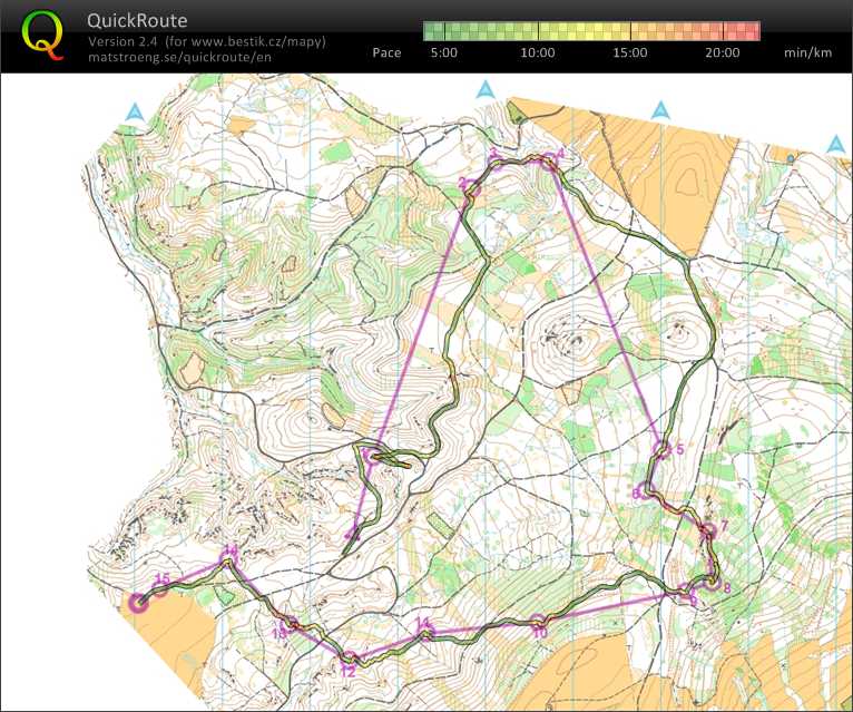 Bohemia orieteering E3 (28/07/2017)