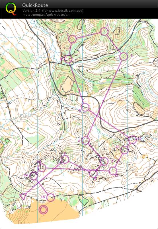Bohemia orienteering E2 (27.07.2017)