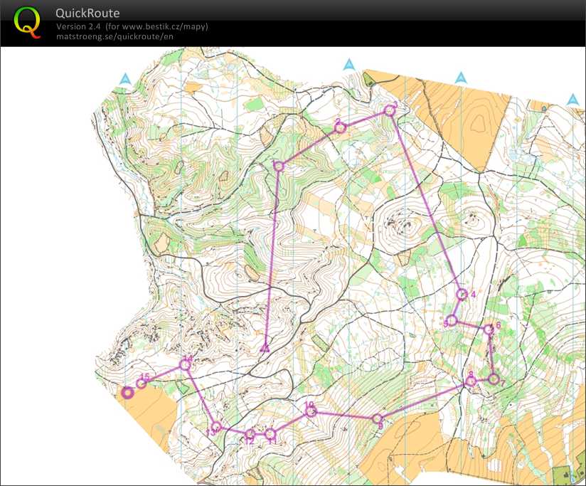 Bohemia orienteering E3 (2017-07-28)