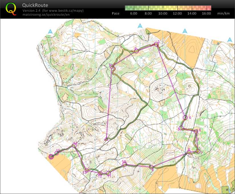 Bohemia orienteering E3 (2017-07-28)