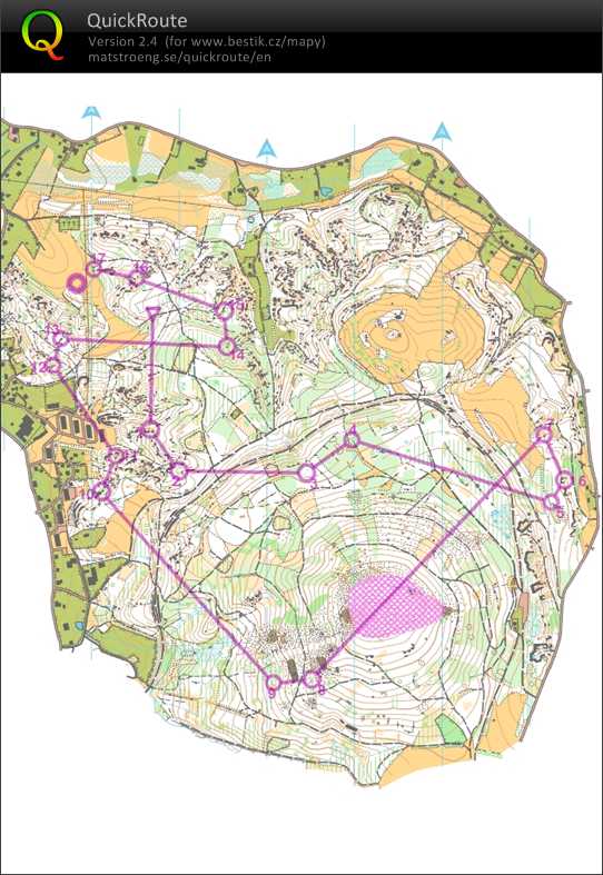 Bohemia orienteering E5 (30/07/2017)