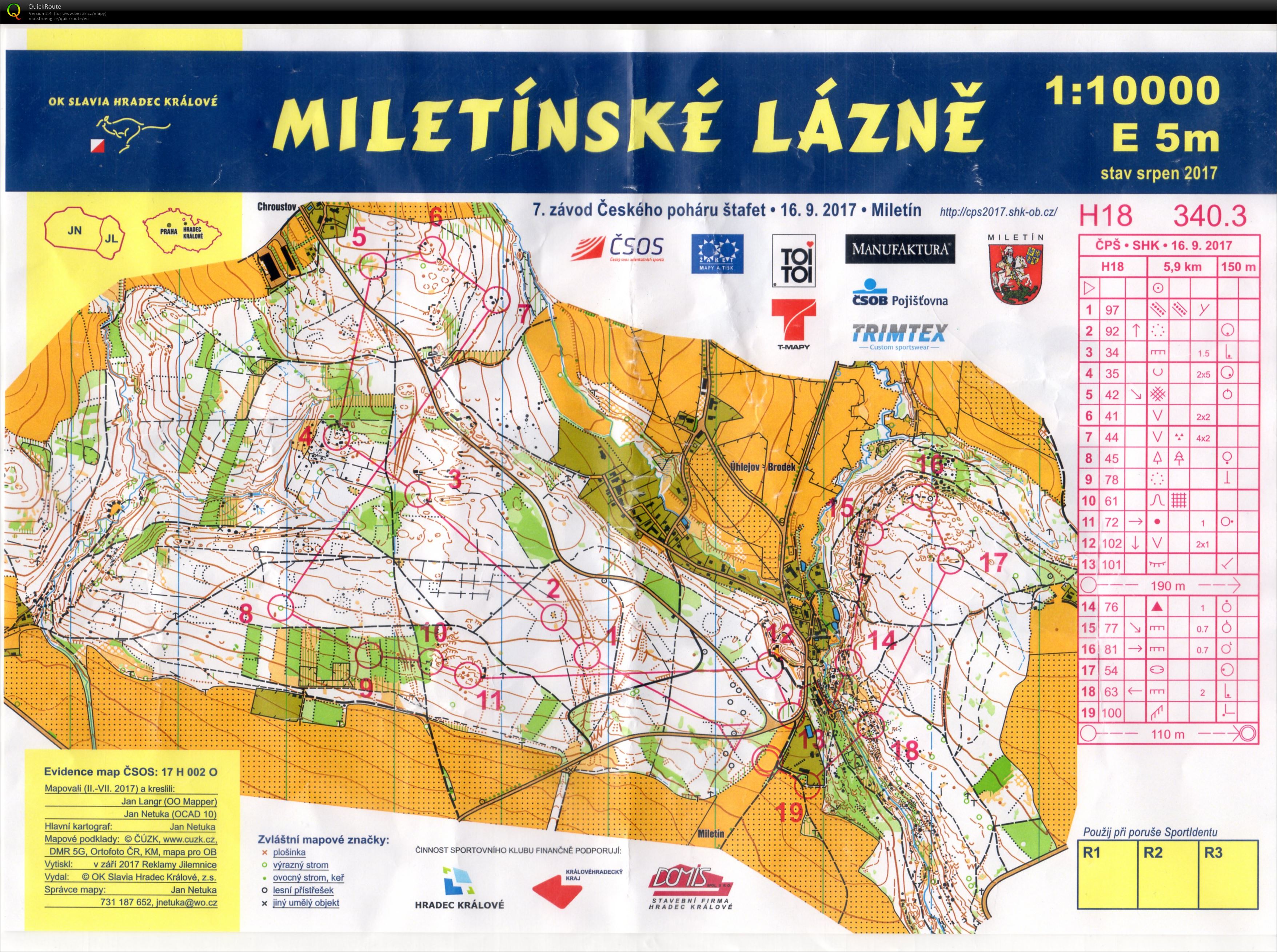 Český pohár štafet (16/09/2017)