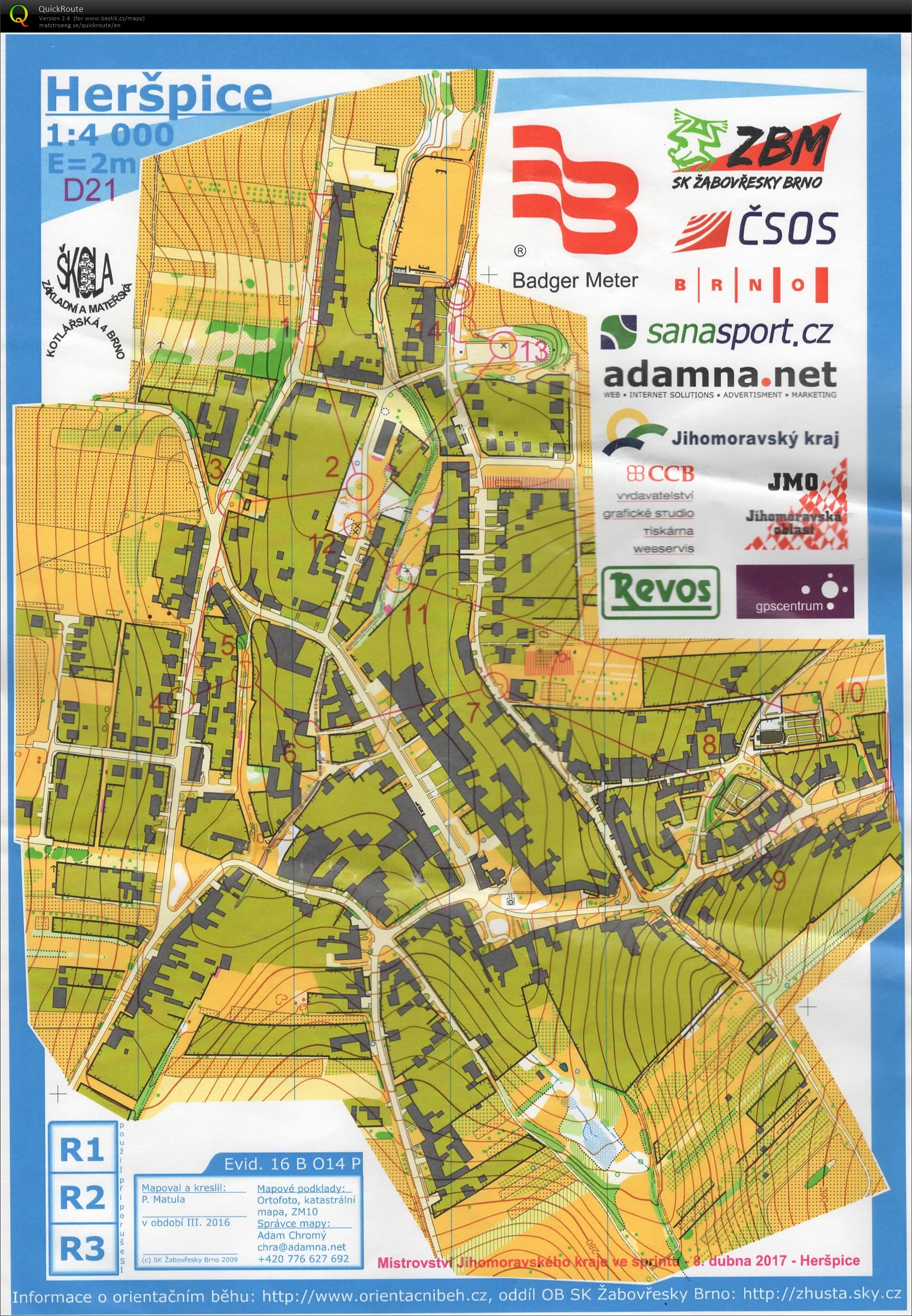 MO ve sprintu Heršpice (08/04/2017)