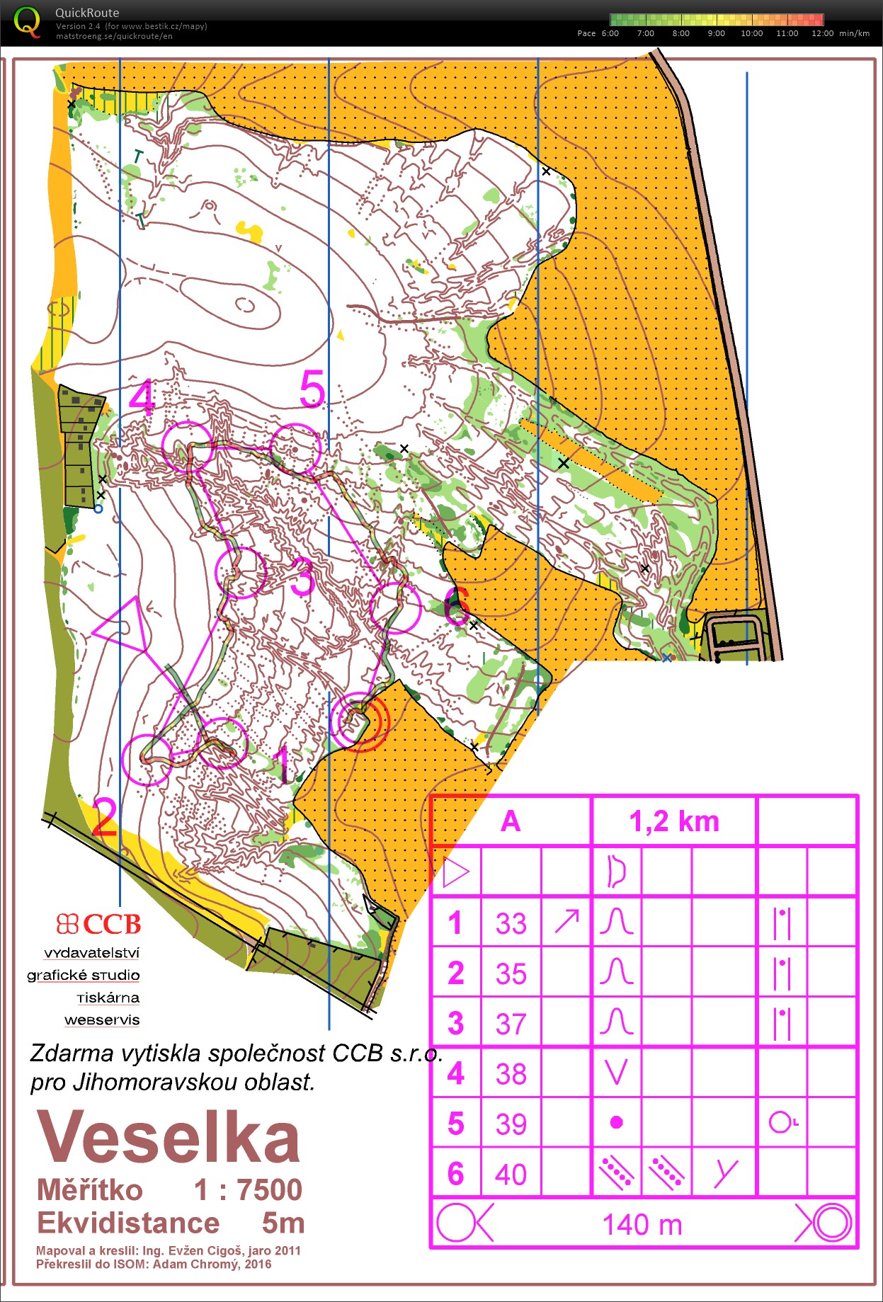 Okruhy Veselka - A (19/04/2017)