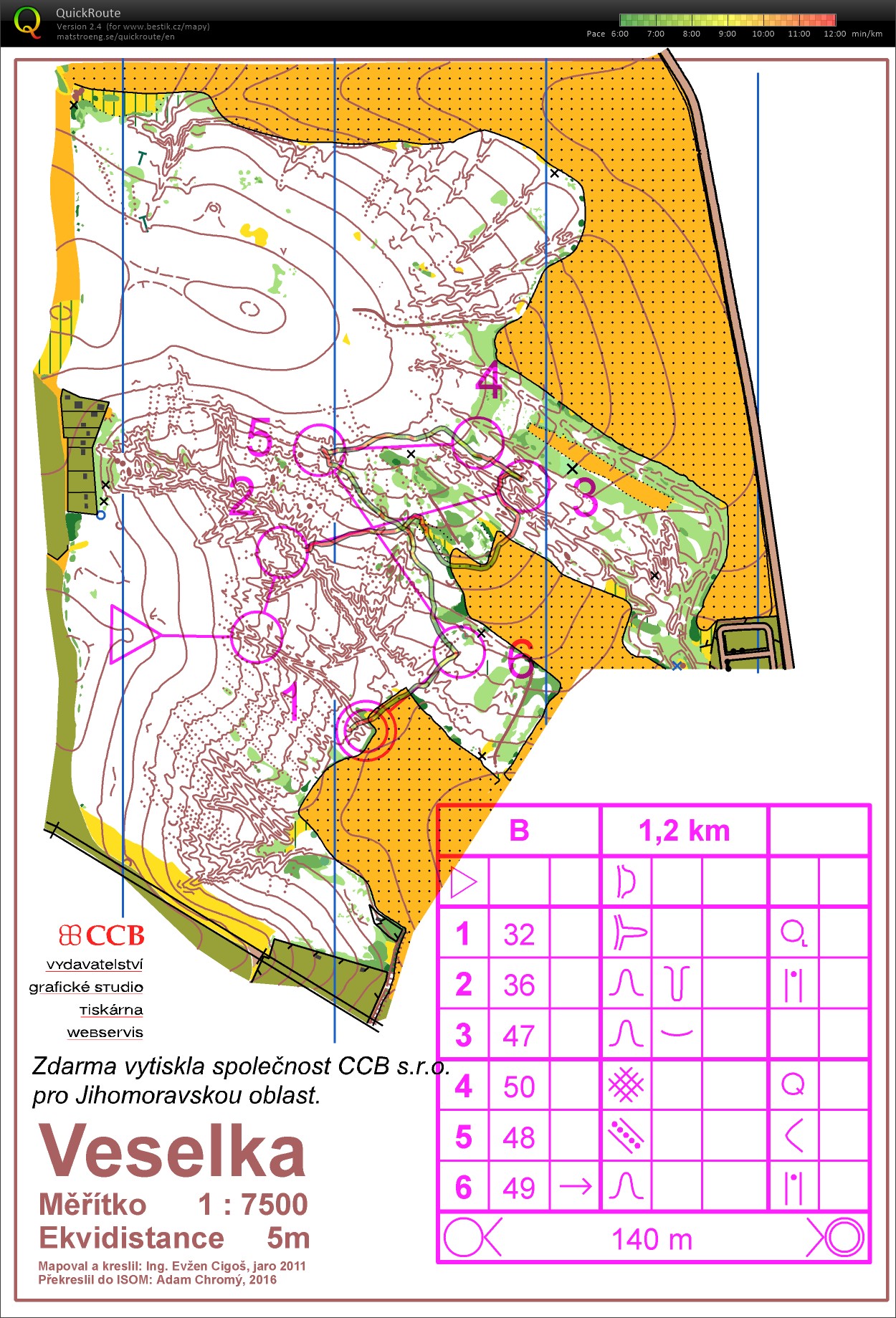 Okruhy Veselka - B (19/04/2017)