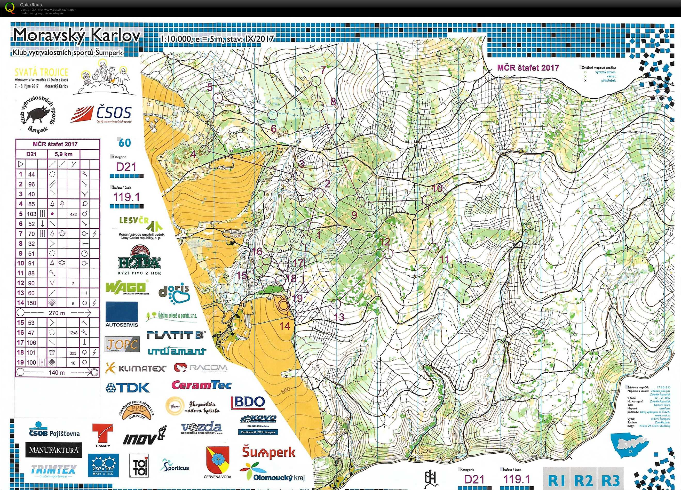 MČR štafet (07-10-2017)
