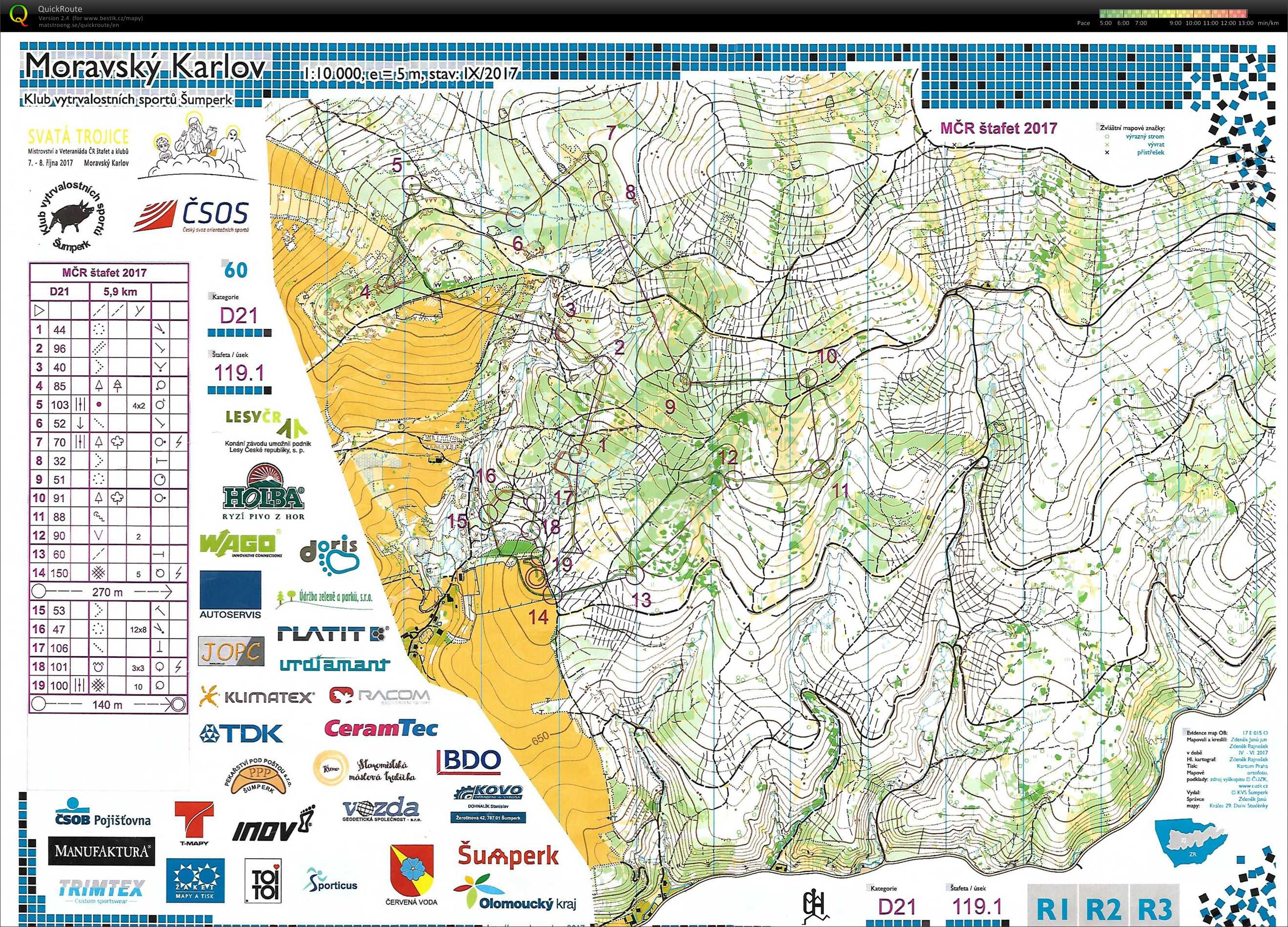 MČR štafet (07-10-2017)