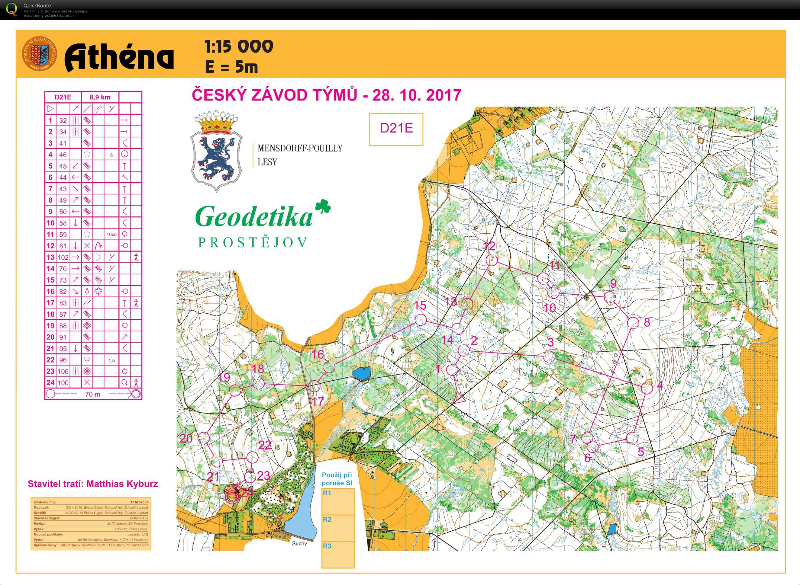Český závod týmů - Suchý (28/10/2017)
