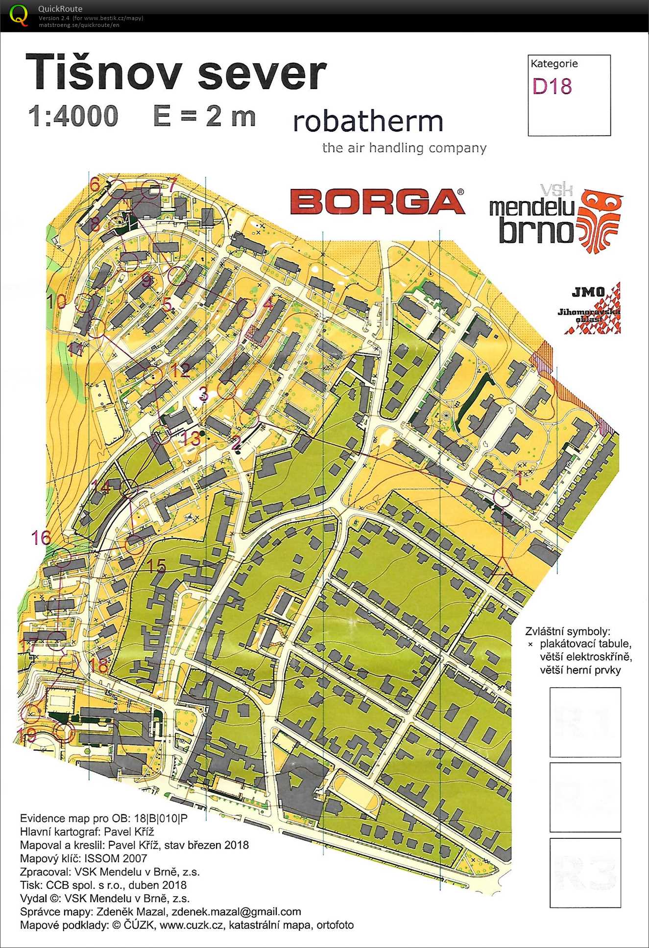 Oblastní žebříček (08/04/2018)