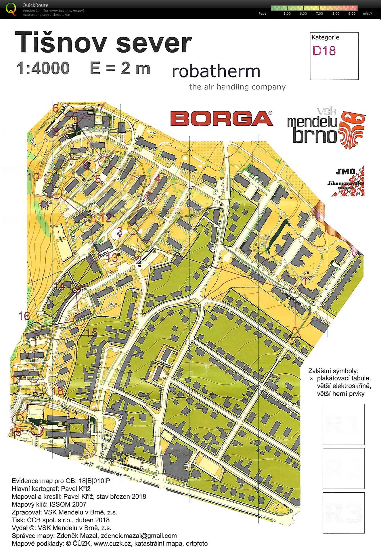 Oblastní žebříček (08/04/2018)